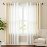 Magnamo MOP Extendable Curtain Rod Black 19MM (Hardware Included)