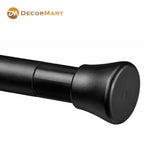 Extendable Metal Curtain Tension Rod – No Drill Spring Loaded Anti-Skid Rod