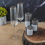 Wine Date Set (2 Glasses + Scented Candle or Lindt Chocolate)