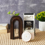 Desk Essentials Combo (Planter + Scented Candle Jar + chocolates)