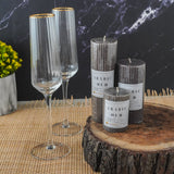 Wine Date Set (2 Glasses + Scented Candle or Lindt Chocolate)