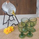 Grand Bar Set (Glass Decanter + 4 Glasses)
