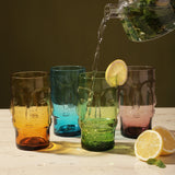 Glass Assorted Malibu Tall Tiki Glass- Set Of 2