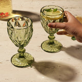 Tinted Goblet- Sage (Set Of 2)