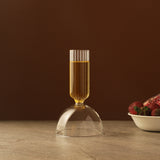 Coupe Glass With Fluted Stem