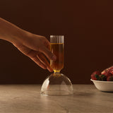 Coupe Glass With Fluted Stem