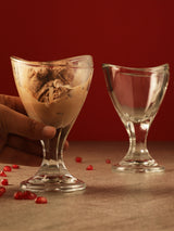 Glass Boat Icecream Cup- Set Of 2