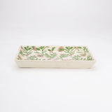 Ceramic Floral Serving Platter- Set of 2