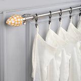 HoneyComb MOP Finial Extendable Curtain Rod SS 19MM (Hardware Included)