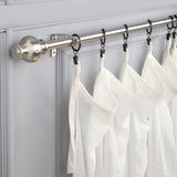 SS Typho Finial Extendable Curtain Rod SS 19MM (Hardware Included)