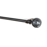 Magnamo MOP Extendable Curtain Rod Black 19MM (Hardware Included)