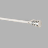 MOP Metal Blend Extendable Curtain Rod White 19MM (Hardware Included)