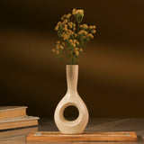 Modern Round Vase- White