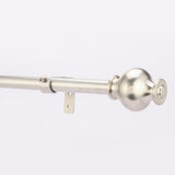 SS Typho Finial Extendable Curtain Rod SS 19MM (Hardware Included)