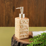 Typography Soap Dispenser