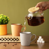 Ceramic Concept Mugs- Grey & Yellow