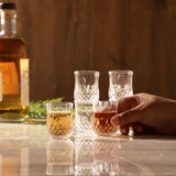 Vintage Shot Glass Set Of 6