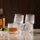Old Fashion Spinning Whiskey Glass