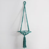 Macrame Bohemian Hanging Planter- Blue