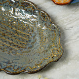 Ceramic Modern Platter- Grey