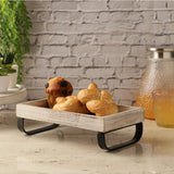 Wooden Tray Distressed White