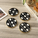 Inlay Coaster - Black (Set of 4)