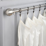 SS Ball Finial Extendable Curtain Rod SS 19MM (Hardware Included)