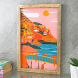 Italian City Canvas Painting