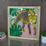 Tropical Cheetah Canvas Painting