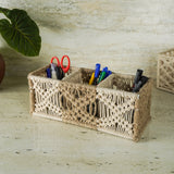 Brown Macrame Multipurpose Handcrafted Organiser