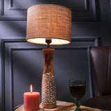 Vintage Handcrafted Lamp With Jute Shade