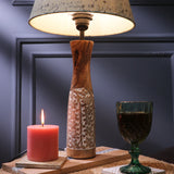 Vintage Handcrafted Lamp With Pastel Green Shade