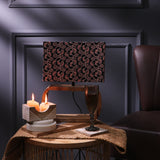 Rectangular Lamp With Traditional Black Shade