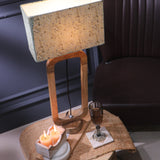 Cylindrical Lamp With Pastel Green Shade