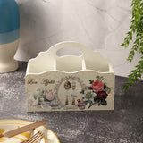 Wooden Caddy- Floral