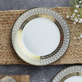 Ceramic Gold Fiesta Quarter Plate- Set of 2