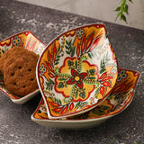 Ceramic Mini Platter(Red) - Set of 3