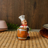Ceramic Chef Toothpick Holder