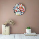 Red Flower Bouquet Wall Plate