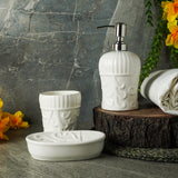 Ceramic Minimalist White Bath Accessory