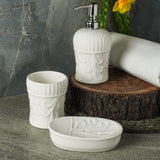 Ceramic Minimalist White Bath Accessory