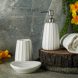 Ceramic Ribbed Bath Accessory