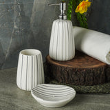 Ceramic Ribbed Bath Accessory
