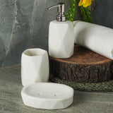 Ceramic Geometric Bath Accessory