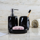 Ceramic Midnight Black Bath Accessory