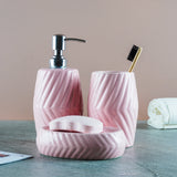 Ceramic Blush Bath Accessory
