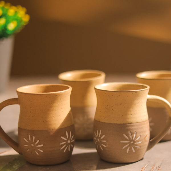 Suffolk Ceramic Mug- Set of 2 (Light Brown)