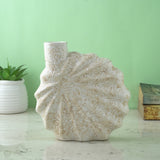 Beige Sprinkled Flower Ceramic Vase