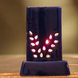 Sculpted Triangle Oil Diffuser- Blue