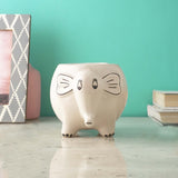 Grey Jumbo Cramic Planter